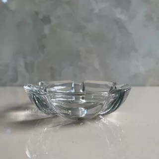 Asbak Kristal AT-5 SG 11cm | Wadah Tempat Asbak Rokok Kaca Elegant Unik Ashtray Glass Kedaung