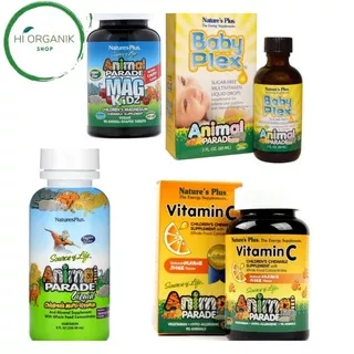 Natures Plus Animal Parade Liquid Children Multivitamin 236 ML ; Baby Plex 60 ML ; Vitamin C 90 Tablet ; Nature`s Plus Animal Parade MagKidz Children`s Magnesium 90 Tablet