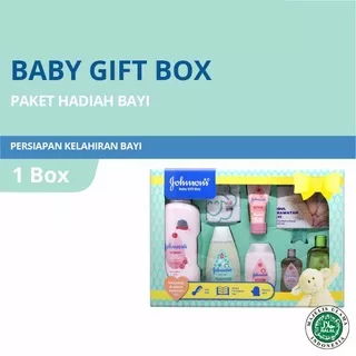 Johnson's Baby Gift Box Perlengkapan Mandi Bayi Starter Kit Gift Set Johnson