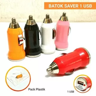 Batok Saver 1 USB Car Charger / Charger Mobil