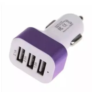 CAR CHARGER MOBIL 3 USB USB CAR CHARGER SAVER MOBIL charger