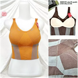 Sport Bra Sorex 2976  M-XXL/32-40 Karet Panjang Sport Bra Sorex Tali Kecil/BH Sport SOREX