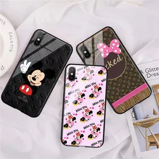 [146]SoftCase Glass C11 C12 C15 RENO 4 REDMI9 X50  Y50 Y30 A92 A31 Y17 A71 V19 Y19 REALME 5 C3 5 PRO