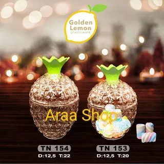 Toples Nanas Kristal Golden Sunkist TN153 TN154 (1pcs)/ Toples Nanas Kristal Mika Besar Kecil Golden