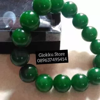 Giok hijau /giok kesehatan / batu giok korea /gelang giok korea /giok terapi/ batu giok