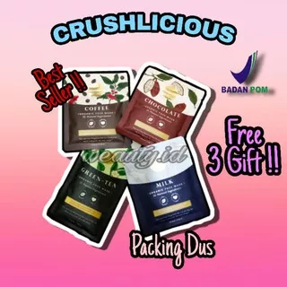 [Beli 1 dapat 3 Bonus ] Mask Masker Crushlicious Wajah dan Muka Organic Facemask Mini size 25gr