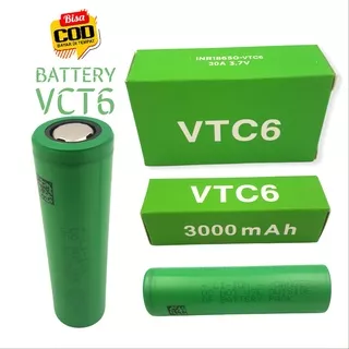 Baterai VTC6 2pcs/ VTC 18650 3000Mah 30A 3.7 Volt/ Baterai VTC 6 BEST CLONE/ Baterai 18650 Bateraivape Sourshop/ Baterai VTC Sepasang