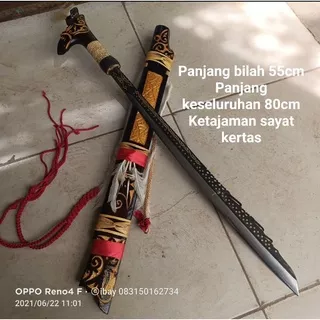 Mandau Etnik Dayak Asli Kalimantan