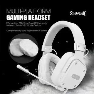 Headset gaming sades snowwolf sa-722s multi-platform