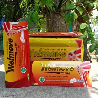 Welmove Ultra isi 5 Kaplet // Suplemen Sendi dan Tulang // Welmove Kuning ekstra Glukosamin