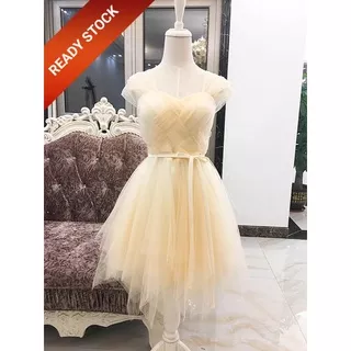 Gaun Pengiring Pengantin BEST SELLER Dress Bridesmaid Dress Kondangan Brukat Dress Pesta 01DL
