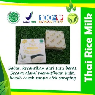 Sabun Beras Susu THAI | Rice Milk Soap - Halal MUI Aman BPOM (50gr)
