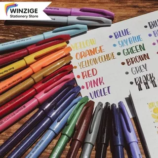 Winzige Pentel Fude Touch Brush Sign Pen Brush Lettering Pen SES15C