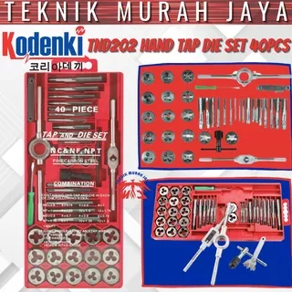 KODENKI TND202 Hand Tap Die Set 40pcs Tap Snai Set 40 Pcs Senai Baut