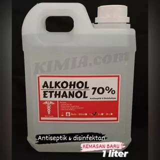 alkohol teknis super 1 liter 70 % - alkohol 70 persen - alcohol - ethanol - alkohol  teknis - alkohol untuk disinfektan hand sanitizer