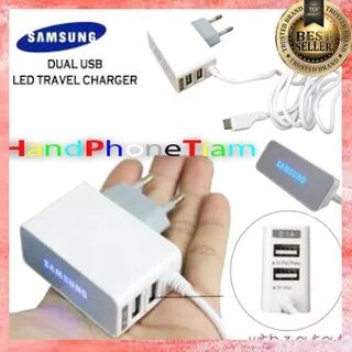 ACC HP TOP TRAVEL CHARGER SAMSUNG 3OUTPUT 2.1A CEK DISKRIPSI