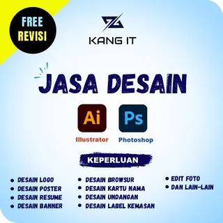 Jasa Desain Poster/Logo/Resume/Sertifikat/Kartu/Brosur/Undangan Murah
