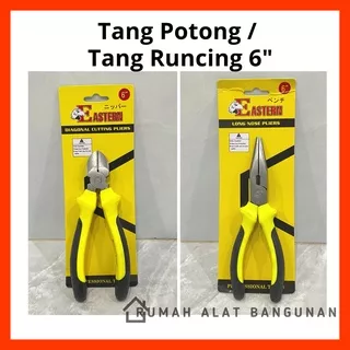 Tang Runcing / Tang Lancip / Tang Potong / Tang Jepit Buaya Eastern 6 inchi