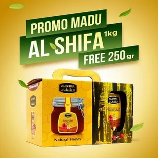 Madu Al Shifa Madu Murni Madu Alshifa 1kg free 250gr Madu Asli 100% Madu Al Shifa Madu Asyifa Makanan Madu Honey Suplemen Kesehatan Madu Al Shifa Madu Murni Asli