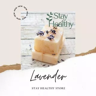 Natural Soap Lavender | Sabun Shampo Sehat Natural Alami Aman Anak Bayi Alergi Kulit Merah Gatal