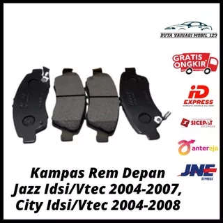 Kampas Rem Depan Jazz Idsi/Vtec, City Idsi/Vtec 2004 2005 2006 2007