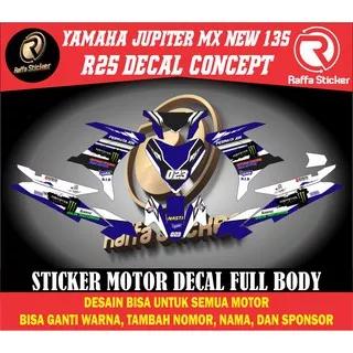 Decal New Jupiter MX 135 Decal fullbody new jupiter mx 135 Custom Stiker Decal New Jupiter Mx 135