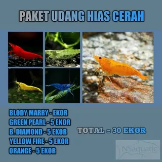 Udang Hias Aquarium - Paket Udang Hias Murah