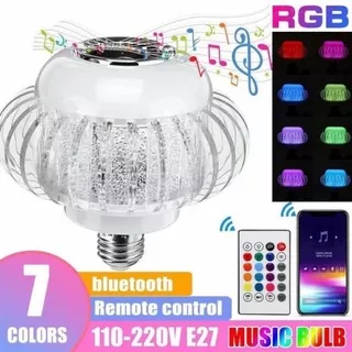 Lampu Speaker Bluetooth Disco Music Remot RGB/Bohlam Speaker/Speaker Lampu/LED speaker/Lampu Remot