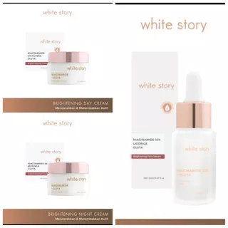 White Story Face Serum + Day Cream + Night Cream Brightening / Acne