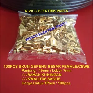 SKUN GEPENG CEWEK/FEMALE ISI 100PCS / SKUN GEPENG CEWEK 100PCS / SKUN GEPENG FEMALE 100 PCS