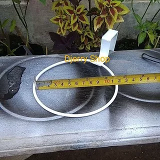 Besi Gantungan/ Cantolan Pot Bunga Ukuran 12 cm Untuk Pagar Besi Hollow