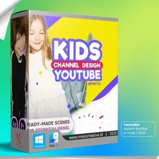 Template Video Adobe After Effect - Kids Channel Youtube Design
