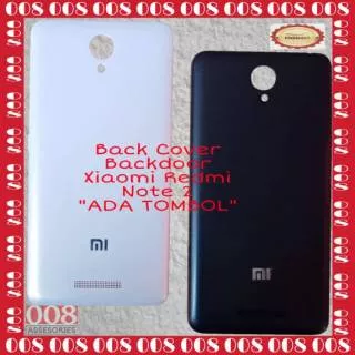 BackDoor Xiaomi Redmi Note2 Note 2 Xiomi Back door Casing Tutup Belakang HP