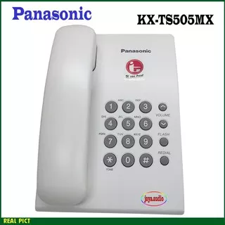 Telephon Resmi Panasonic KX-TS505 MX Telepon Kantor Rumah Gantung Kabel Alat Telpon Rumah