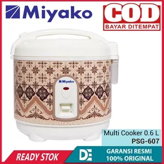 Miyako Rice Cooker PSG 607 Mini cooker kapasitas 0,6 liter/ Penanak Nasi Kecil Batik