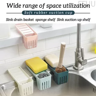 [FF86]Kitchen Sink Drain Storage Rack Suction Cup Multi-functional Sundries Chopsticks Sponge Organizer