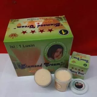 DIAMOND CREAM WITH VITAMIN E KEMASAN BOX LUSINAN