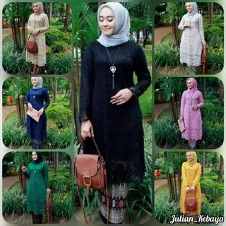 kebaya brukat hitam / brukat hitam / kebaya modern / baju kebaya / kebaya hitam