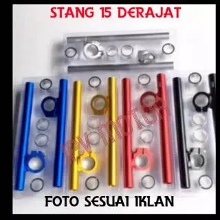 STANG JEPIT DRAG 15 DERAJAT SATRIA FU 150/SONIC/VIXION/RXKING/NINJA 150/CB150R/GLPRO/MEGAPRO