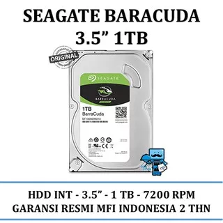 Seagate 3.5 Inch 1 TB SATA Internal PC HDD / Harddisk