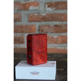 Leather Case Sleeve Mod Hotcig r233 Red Kodama