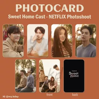 PCA-0026, Photocard Sweet Home Cast Lee Do Hyun Lee Jin Wook Lee Si Young Song Kang NETFLIX Photosho