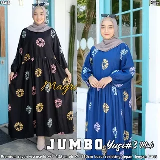 Kayla - Gamis Muslim Maxi Dress Cantik - LD 132 Panjang 130 CM - Bahan RAYON HQ OKE