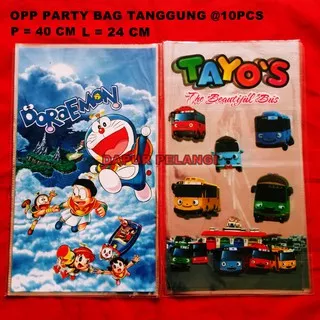 Plastik Snack Ultah Karakter / Plastik Ulang Tahun Murah / OPP Party Bag Tanggung isi 10pcs