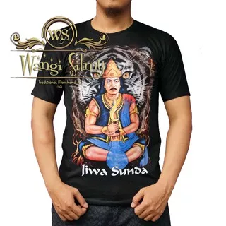 Kaos Kujang Padjajaran - Kaos Distro Sunda - Kaos 3D Macan Kujang - Kaos Kujang Kembar