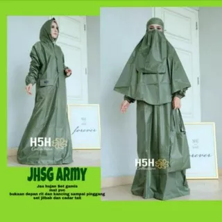 JAS HUJAN SYAR`I GAMIS SET HIJAB - CADAR/ TIPE GAMIS + CELANA/ SETELAN ROK + CELANA TERMURAH!!! MODIS REALPICT FOTO ASLI MURAH BAGUS