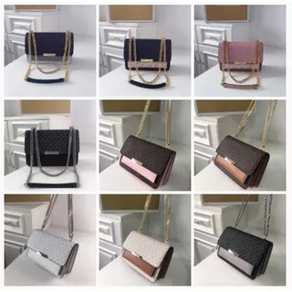 New MK 013 240 women`s bag Jade presbyopic color matching one-shoulder messenger flap chain women`s