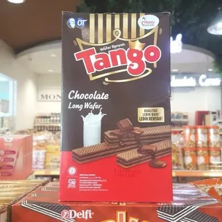 WAFER TANGO LONG WAFER CHOCOLATE 20*7G SNACK COKELAT COKLAT