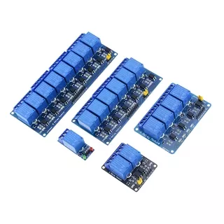 Modul Relay Dc 5v 12v 24v 1 2 4 Channel Dengan Output Optocoupler Relay 1 2 4 Arah Untuk Tegangan Dc5V 12v