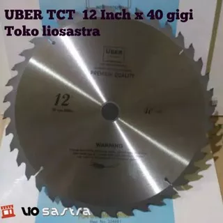 Pisau Gergaji Bundar 12 Inch x 40 T Mata Gergaji kayu 12 inch TCT UBER Gergaji bulat 12 inch